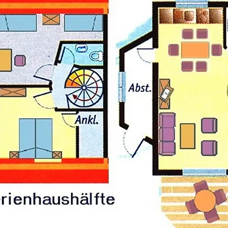 Dom wakacyjny Am Deich 12 *